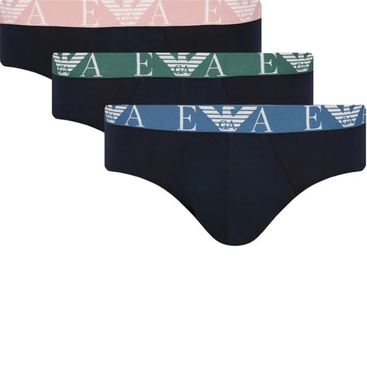 Emporio Armani Slipy 3-pack ze sklepu Gomez Fashion Store w kategorii Majtki męskie - zdjęcie 184340769