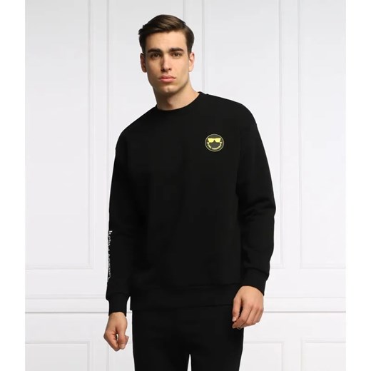 Karl Lagerfeld Bluza KARL LAGERFELD X SMILEY | Regular Fit ze sklepu Gomez Fashion Store w kategorii Bluzy męskie - zdjęcie 184340877
