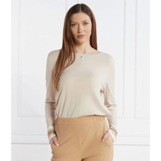 Marc Cain Wełniany sweter | Regular Fit | z dodatkiem kaszmiru ze sklepu Gomez Fashion Store w kategorii Swetry damskie - zdjęcie 184340895