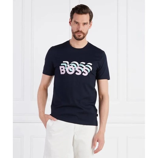 BOSS BLACK T-shirt Tessler 187 | Slim Fit ze sklepu Gomez Fashion Store w kategorii T-shirty męskie - zdjęcie 184340918
