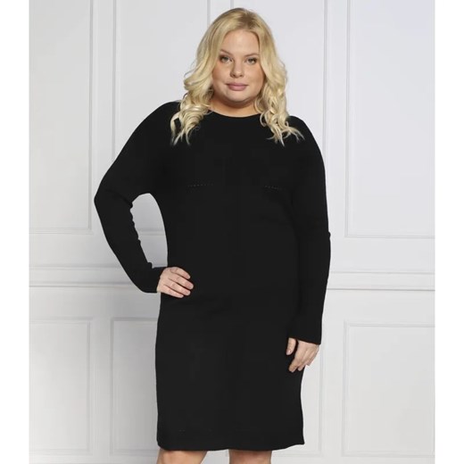 Persona by Marina Rinaldi Sukienka GENESI plus size | z dodatkiem wełny ze sklepu Gomez Fashion Store w kategorii Sukienki - zdjęcie 184340948