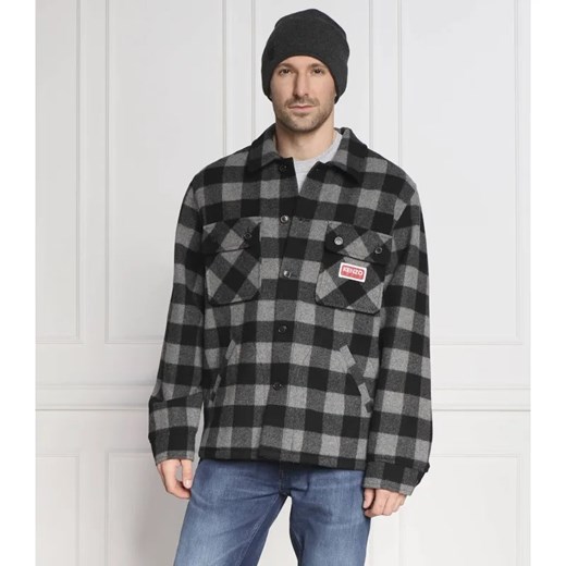 Kenzo Wełniana koszula | Regular Fit ze sklepu Gomez Fashion Store w kategorii Koszule męskie - zdjęcie 184340976