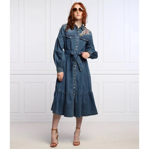 Twinset Actitude Sukienka | denim ze sklepu Gomez Fashion Store w kategorii Sukienki - zdjęcie 184341035