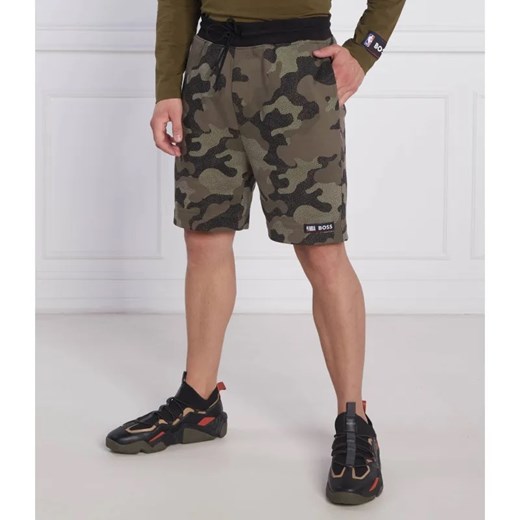 BOSS ORANGE Szorty BOSS x NBA Slam_Camo | Regular Fit ze sklepu Gomez Fashion Store w kategorii Spodenki męskie - zdjęcie 184341039