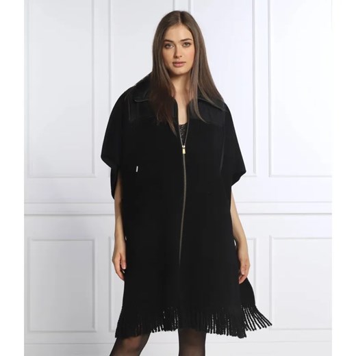 Pinko Wełniane ponczo MARA | Relaxed fit ze sklepu Gomez Fashion Store w kategorii Poncza - zdjęcie 184341106