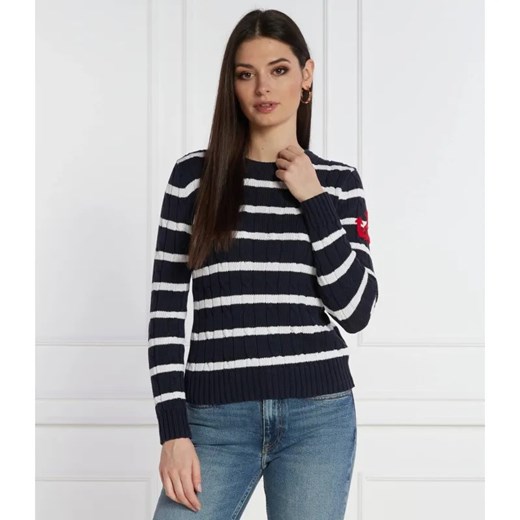 POLO RALPH LAUREN Sweter ANCHR STP | Regular Fit ze sklepu Gomez Fashion Store w kategorii Swetry damskie - zdjęcie 184341125