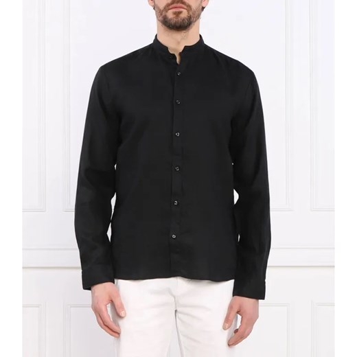 HUGO Lniana koszula Elvory | Slim Fit ze sklepu Gomez Fashion Store w kategorii Koszule męskie - zdjęcie 184341149