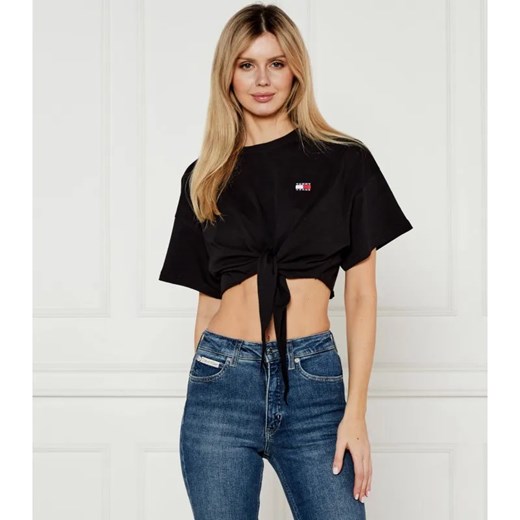 Tommy Jeans T-shirt | Cropped Fit ze sklepu Gomez Fashion Store w kategorii Bluzki damskie - zdjęcie 184341175