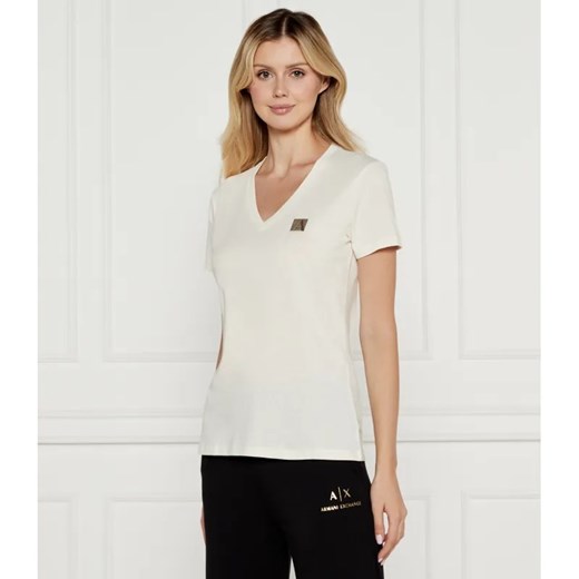 Armani Exchange T-shirt | Regular Fit ze sklepu Gomez Fashion Store w kategorii Bluzki damskie - zdjęcie 184341236
