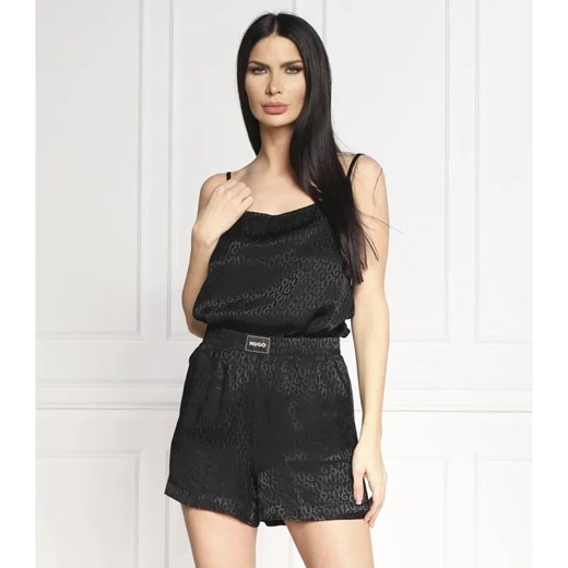 Hugo Bodywear Góra od piżamy SATINOIR | Regular Fit XL wyprzedaż Gomez Fashion Store