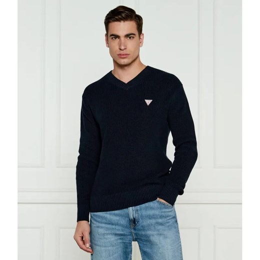 Guess Jeans Sweter | Regular Fit ze sklepu Gomez Fashion Store w kategorii Swetry męskie - zdjęcie 184341268