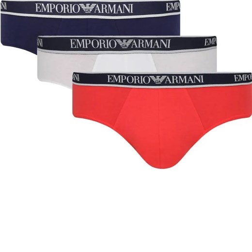 Emporio Armani Slipy 3-pack ze sklepu Gomez Fashion Store w kategorii Majtki męskie - zdjęcie 184341295