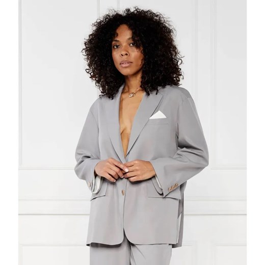 Liu Jo Marynarka | Relaxed fit | z dodatkiem lnu ze sklepu Gomez Fashion Store w kategorii Marynarki damskie - zdjęcie 184341316
