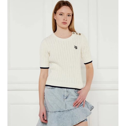 Liu Jo Sweter | Slim Fit ze sklepu Gomez Fashion Store w kategorii Swetry damskie - zdjęcie 184341327