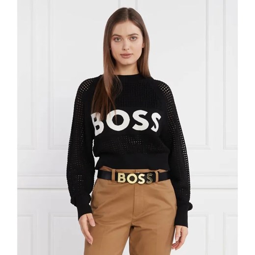BOSS BLACK Sweter Fenniki | Relaxed fit ze sklepu Gomez Fashion Store w kategorii Swetry damskie - zdjęcie 184341335