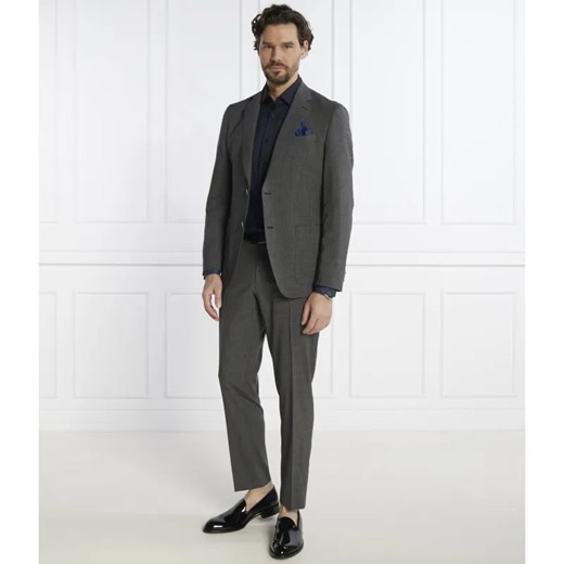 BOSS BLACK Wełniany garnitur P-Huge | Slim Fit ze sklepu Gomez Fashion Store w kategorii Garnitury męskie - zdjęcie 184341368