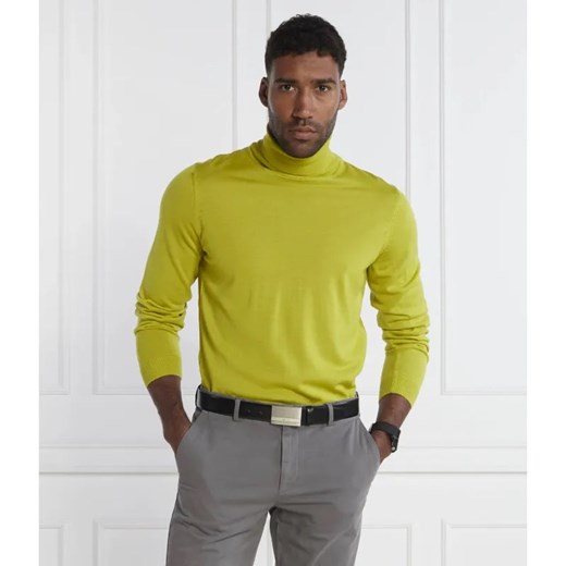 BOSS BLACK Wełniany golf Musso-P | Slim Fit ze sklepu Gomez Fashion Store w kategorii Swetry męskie - zdjęcie 184341415