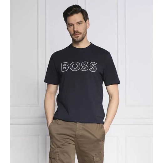 BOSS ORANGE T-shirt Telogox | Regular Fit ze sklepu Gomez Fashion Store w kategorii T-shirty męskie - zdjęcie 184341439