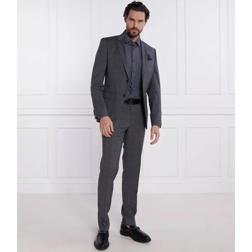 BOSS BLACK Wełniany garnitur H-Huge | Slim Fit ze sklepu Gomez Fashion Store w kategorii Garnitury męskie - zdjęcie 184341445