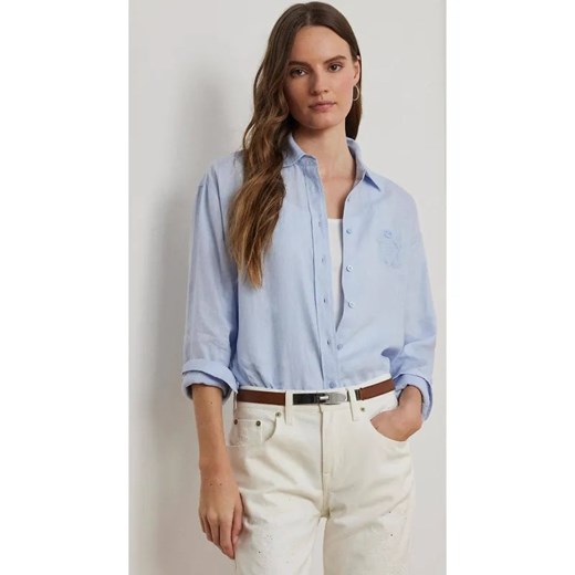 LAUREN RALPH LAUREN Lniana koszula | Oversize fit ze sklepu Gomez Fashion Store w kategorii Koszule damskie - zdjęcie 184341475