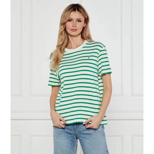 Tommy Hilfiger T-shirt MODERN CODY | Loose fit ze sklepu Gomez Fashion Store w kategorii Bluzki damskie - zdjęcie 184341489