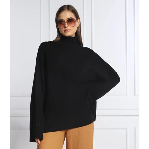 Calvin Klein Wełniany sweter | Loose fit | z dodatkiem kaszmiru ze sklepu Gomez Fashion Store w kategorii Swetry damskie - zdjęcie 184341568