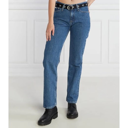 Calvin Klein Jeans Jeansy | Straight fit ze sklepu Gomez Fashion Store w kategorii Jeansy damskie - zdjęcie 184341575