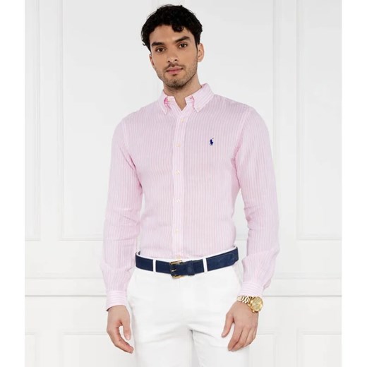 POLO RALPH LAUREN Lniana koszula | Custom fit ze sklepu Gomez Fashion Store w kategorii Koszule męskie - zdjęcie 184341579