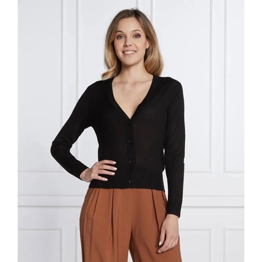 Calvin Klein Wełniany sweter | Slim Fit ze sklepu Gomez Fashion Store w kategorii Swetry damskie - zdjęcie 184341636