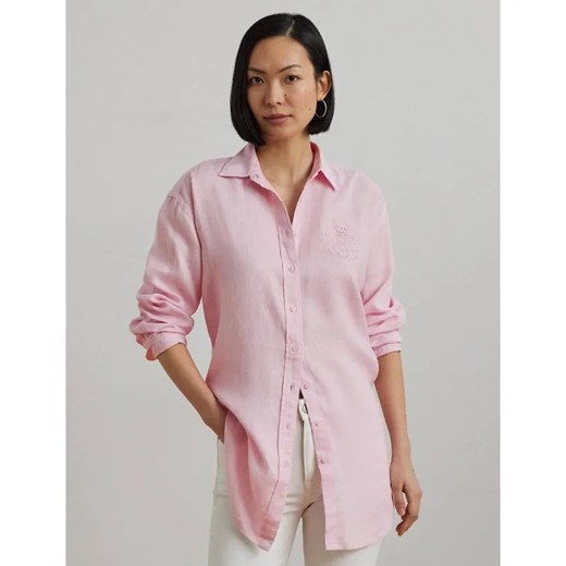 LAUREN RALPH LAUREN Lniana koszula | Oversize fit ze sklepu Gomez Fashion Store w kategorii Koszule damskie - zdjęcie 184341639