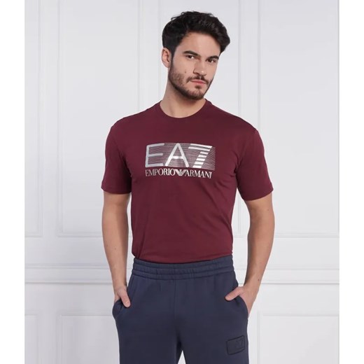 EA7 T-shirt | Regular Fit ze sklepu Gomez Fashion Store w kategorii T-shirty męskie - zdjęcie 184341739