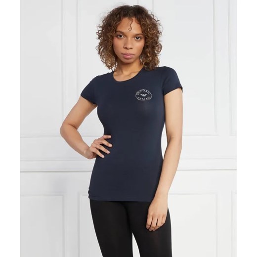 Emporio Armani T-shirt | Slim Fit ze sklepu Gomez Fashion Store w kategorii Bluzki damskie - zdjęcie 184341745
