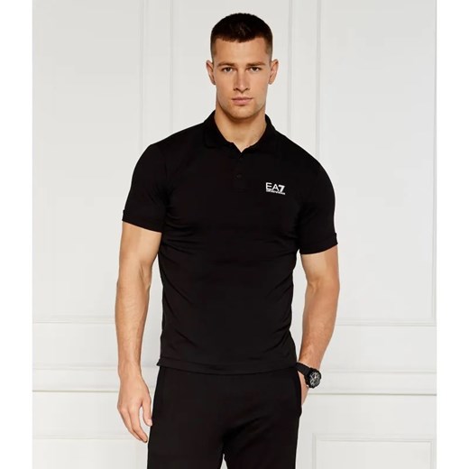EA7 Polo | Regular Fit ze sklepu Gomez Fashion Store w kategorii T-shirty męskie - zdjęcie 184341788