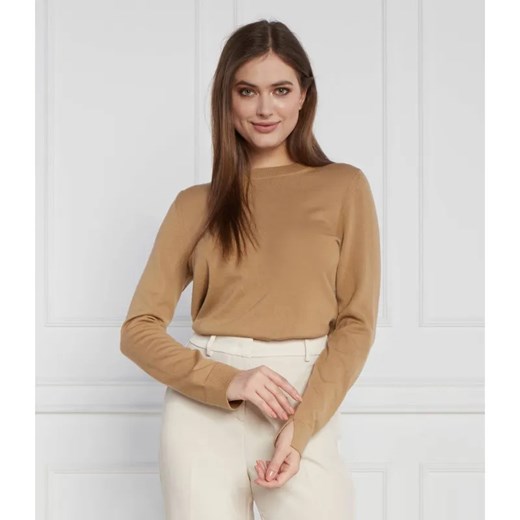 BOSS BLACK Wełniany sweter Feganasi | Regular Fit ze sklepu Gomez Fashion Store w kategorii Swetry damskie - zdjęcie 184341845