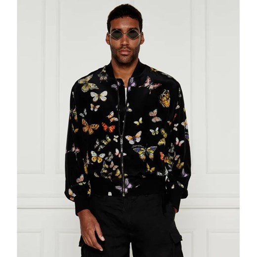 Dolce & Gabbana Jedwabna kurtka bomber | Regular Fit ze sklepu Gomez Fashion Store w kategorii Kurtki męskie - zdjęcie 184341925