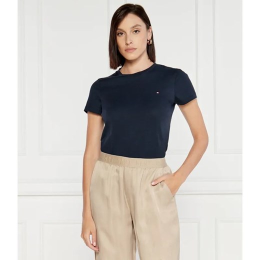 Tommy Hilfiger T-shirt Heritage | Regular Fit ze sklepu Gomez Fashion Store w kategorii Bluzki damskie - zdjęcie 184341986