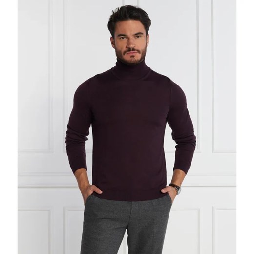 BOSS BLACK Wełniany golf Musso-P | Slim Fit ze sklepu Gomez Fashion Store w kategorii Swetry męskie - zdjęcie 184341989
