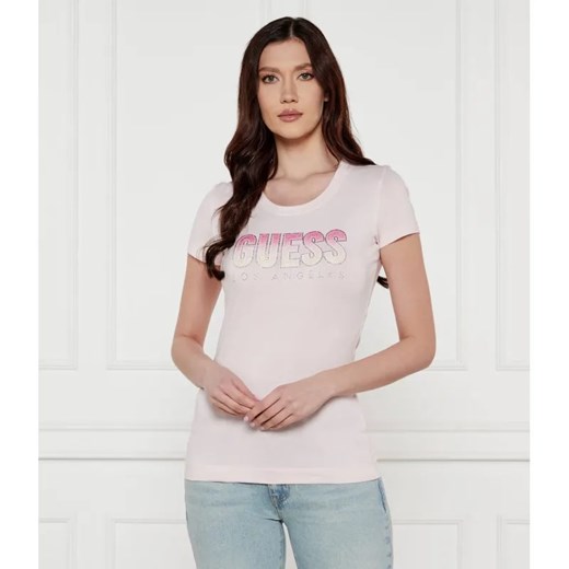 GUESS T-shirt | Slim Fit ze sklepu Gomez Fashion Store w kategorii Bluzki damskie - zdjęcie 184342028