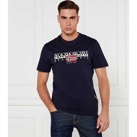 Napapijri T-shirt | Regular Fit ze sklepu Gomez Fashion Store w kategorii T-shirty męskie - zdjęcie 184342037