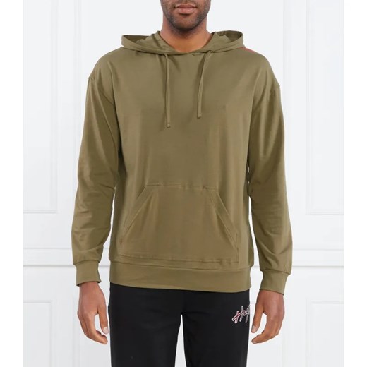Hugo Bodywear Bluza Labelled Sweat Hood | Regular Fit ze sklepu Gomez Fashion Store w kategorii Bluzy męskie - zdjęcie 184342055
