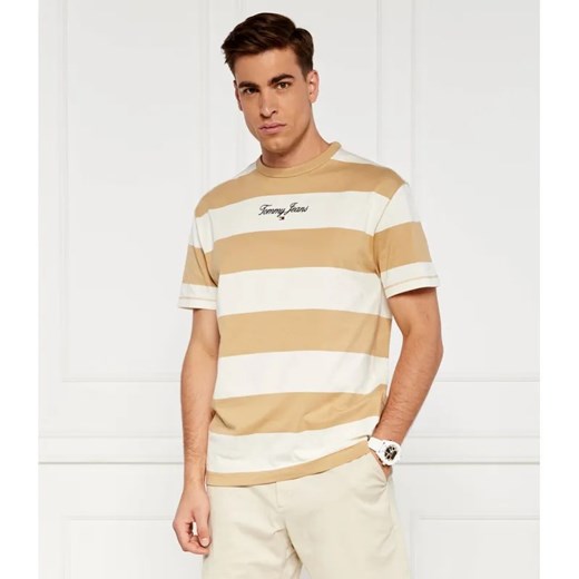 Tommy Jeans T-shirt BOLD STRIPE | Regular Fit ze sklepu Gomez Fashion Store w kategorii T-shirty męskie - zdjęcie 184342076