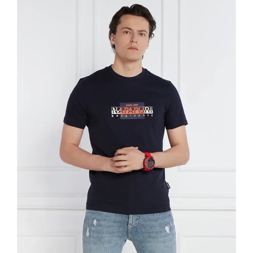 Napapijri T-shirt | Regular Fit ze sklepu Gomez Fashion Store w kategorii T-shirty męskie - zdjęcie 184342078
