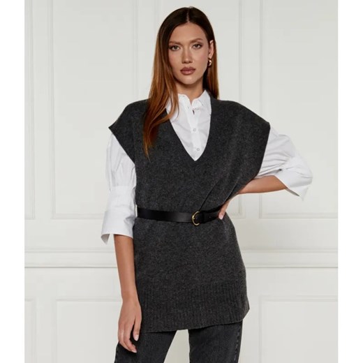Pinko Wełniany sweter | Regular Fit | z dodatkiem kaszmiru ze sklepu Gomez Fashion Store w kategorii Swetry damskie - zdjęcie 184342149