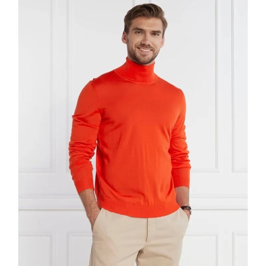 BOSS BLACK Wełniany golf Musso-P | Slim Fit ze sklepu Gomez Fashion Store w kategorii Swetry męskie - zdjęcie 184342189