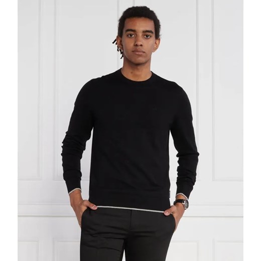 Armani Exchange Sweter | Regular Fit | z dodatkiem kaszmiru ze sklepu Gomez Fashion Store w kategorii Swetry męskie - zdjęcie 184342209