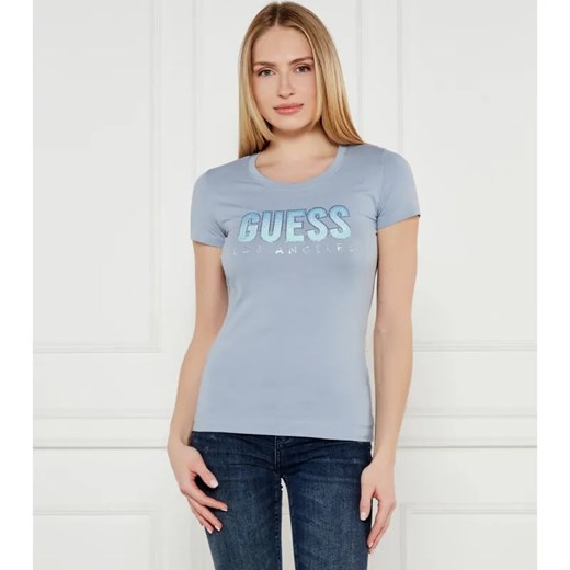 GUESS T-shirt | Slim Fit ze sklepu Gomez Fashion Store w kategorii Bluzki damskie - zdjęcie 184342235