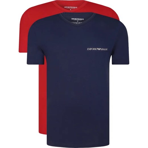 Emporio Armani T-shirt 2-pack | Slim Fit ze sklepu Gomez Fashion Store w kategorii T-shirty męskie - zdjęcie 184342257