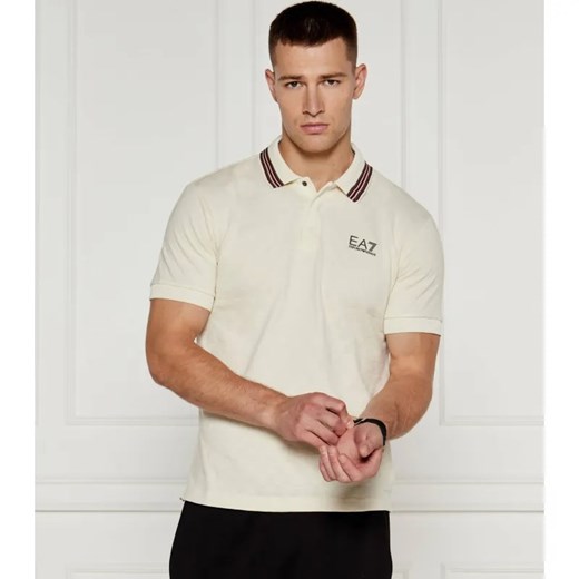 EA7 Polo | Regular Fit ze sklepu Gomez Fashion Store w kategorii T-shirty męskie - zdjęcie 184342365