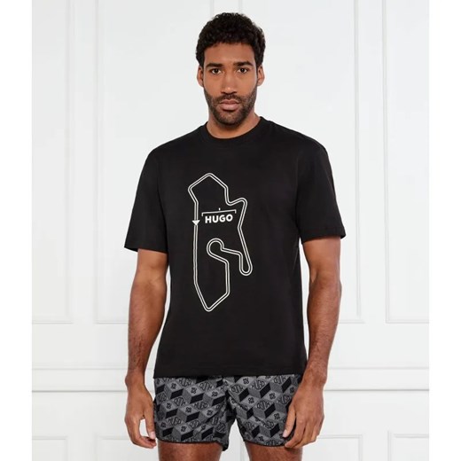 HUGO T-shirt Droad | Loose fit ze sklepu Gomez Fashion Store w kategorii T-shirty męskie - zdjęcie 184342399