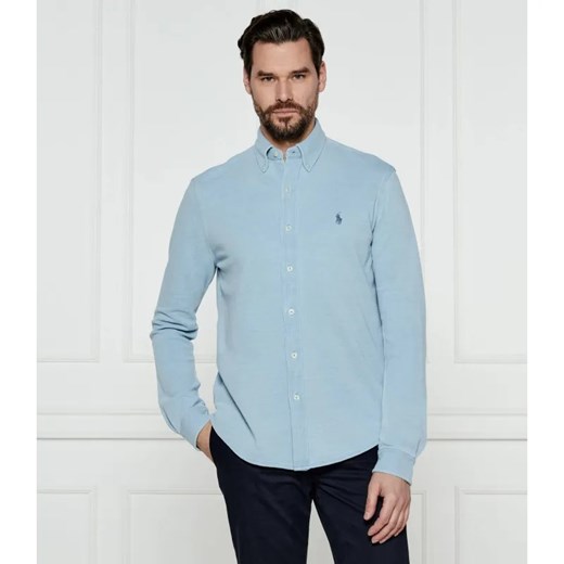 POLO RALPH LAUREN Koszula | Regular Fit | weathered mesh ze sklepu Gomez Fashion Store w kategorii Koszule męskie - zdjęcie 184342409
